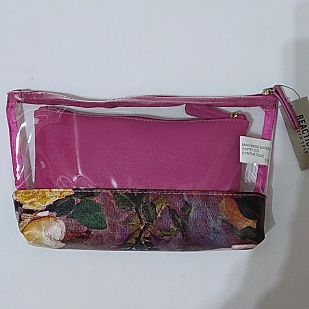 Reaction Kenneth Cole 2 Piece Cosmetic Bags